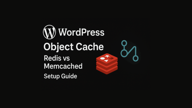 WordPress Object Cache: Redis vs Memcached (Setup Guide)